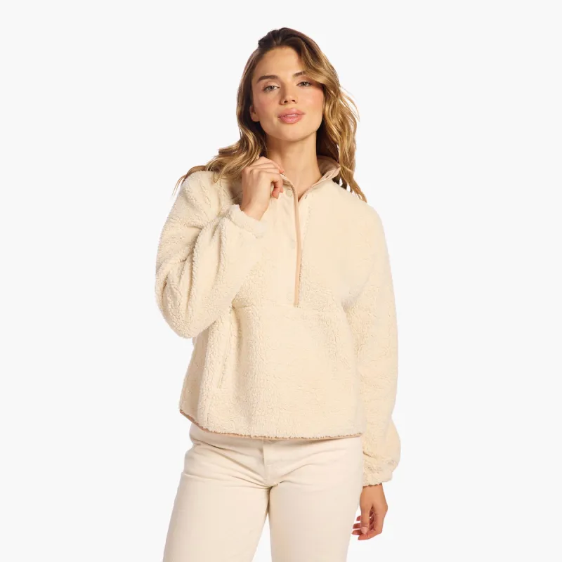 Summit Sherpa Pullover | Bone sold by nuuds