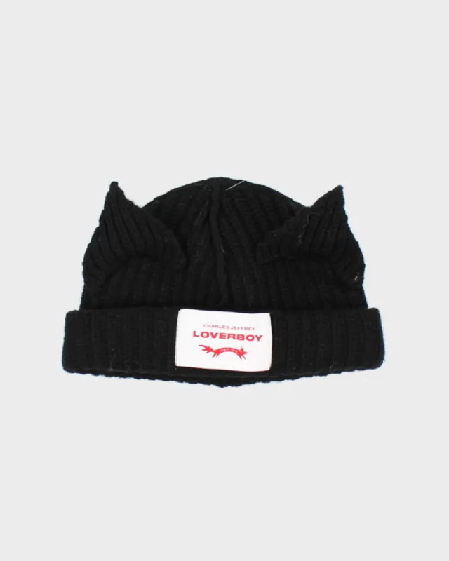 Vintage Charles Jeffrey Heavyweight Cat Ears Beanie - OS sold by Rokit