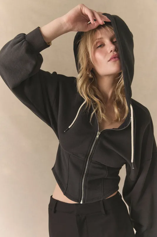 Olympic Licorice Zip Up Hoodie sold by Chaser