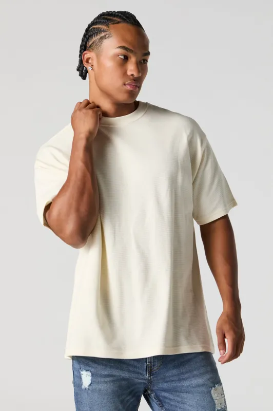 Solid Knit Relaxed T-Shirt sold by Charlotte Russe