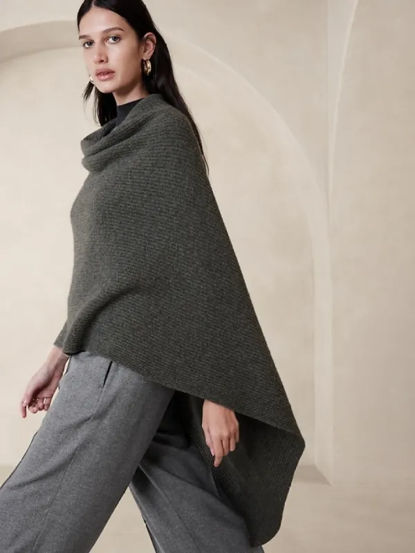 Curio Cashmere Poncho sold by Banana Republic