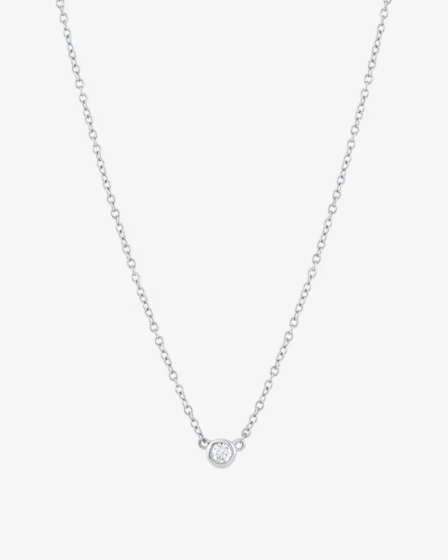 Basic Bezel Necklace sold by V Coterie