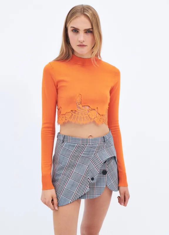 Plaid Collar Jacket Mini Skirt sold by Monse