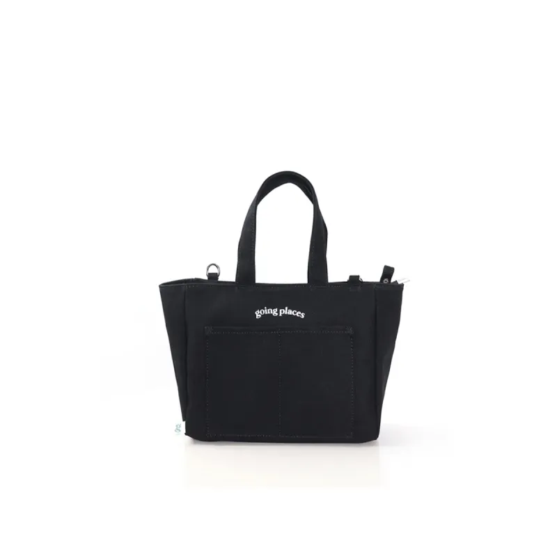 Mini Going Places Tote (Black) sold by Good Totes