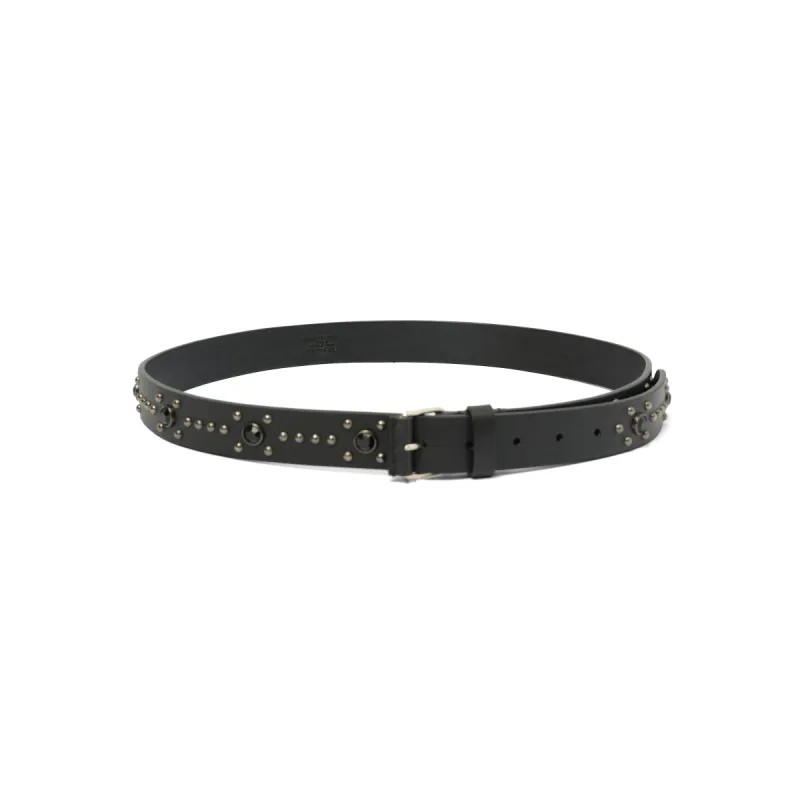 Roll Buckle Belt in Black sold by MARAIS