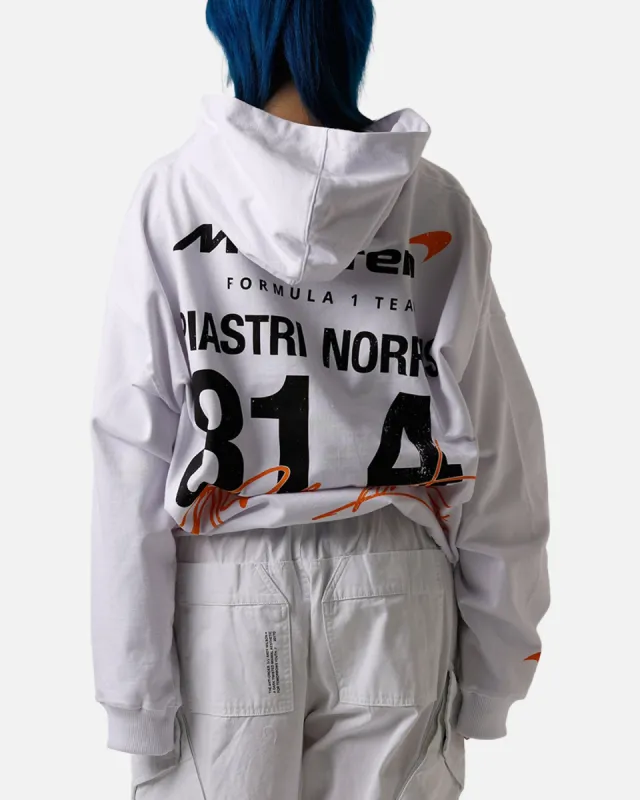 Culture Kings X Mclaren 'Las Vegas Grand Prix 2024' Piastri And Norris Hoodie White sold by Culture Kings