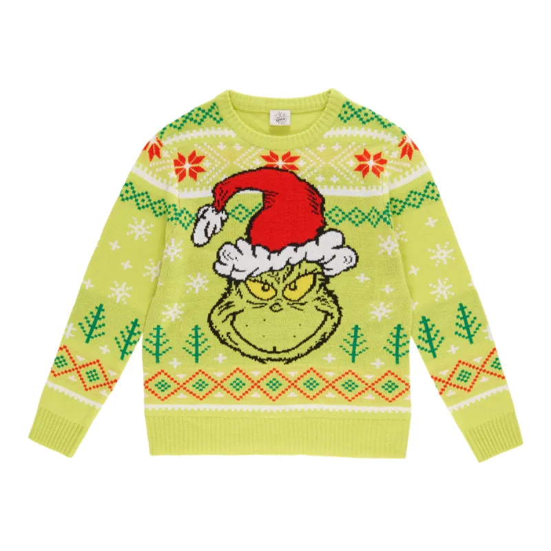 Women's Plus Grinch Licensed Sweater sold by Giant Tiger