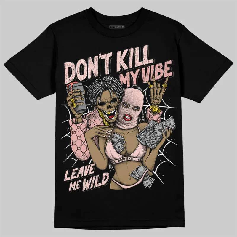 Leather Curb Glitter Pale Pink DopeSkill T-Shirt Don't Kill My Vibe Graphic sold by DopeSkill