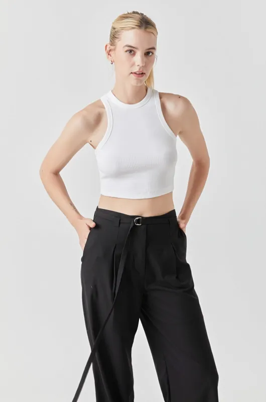 Cropped Racerback Tank sold by Endless Rose