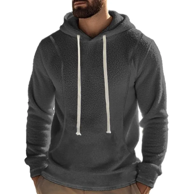 Men's Casual Outdoor Polar Fleece Long Sleeve Pullover Hoodie 67603515M sold by Manly