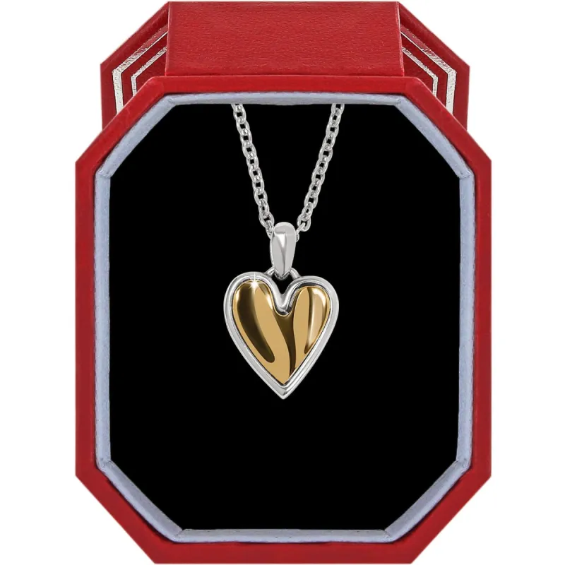 Cascade Heart Petite Necklace Gift Box sold by Brighton
