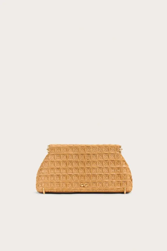 LILLIA MINI CLUTCH - TOASTED NATURAL sold by Cult Gaia