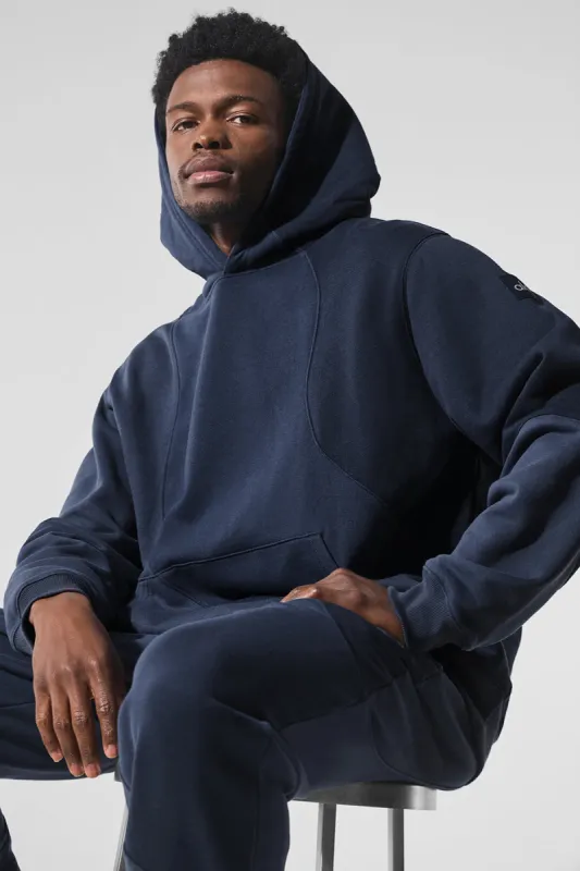 Make Waves Hoodie - Navy Tonal sold by Alo Yoga