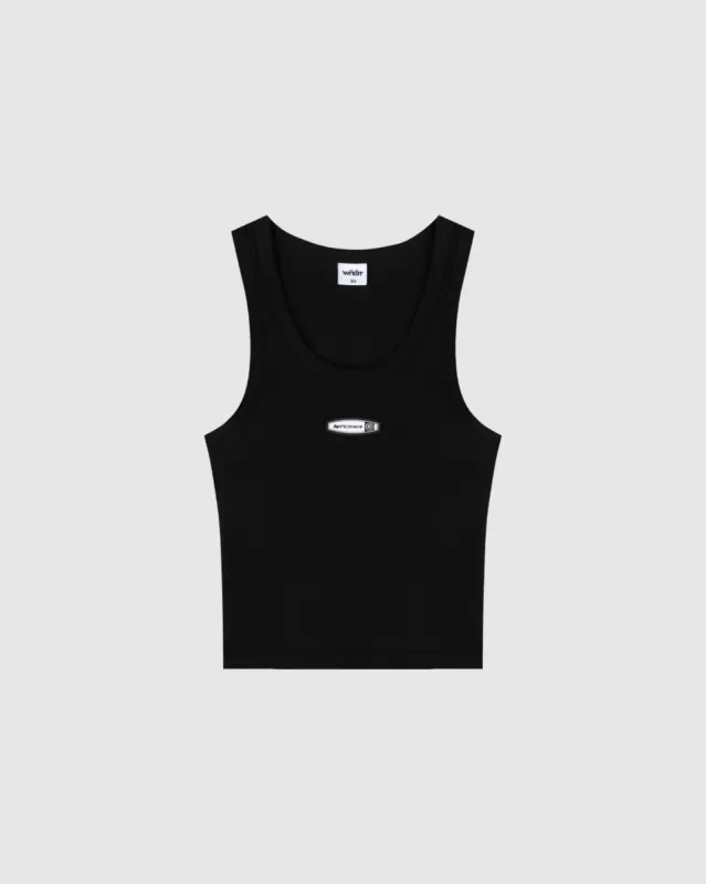 WOMENS ROTHMAN RIB TANK TOP - BLACK sold by WNDRR