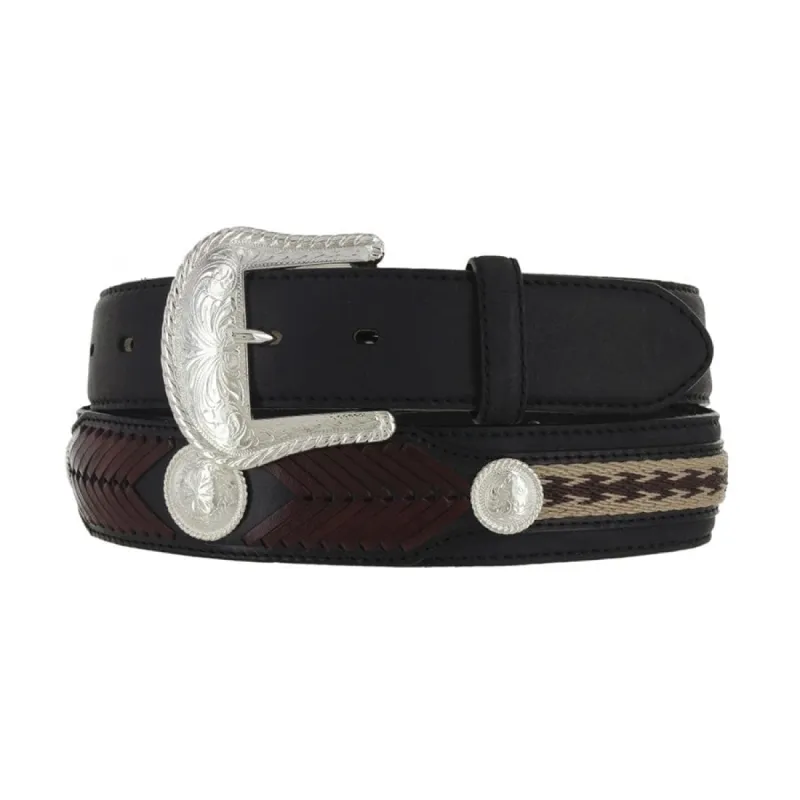 The Duke Center Applique Belt sold by Brighton