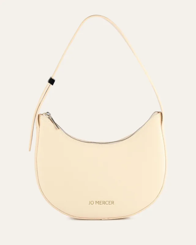GABRIELA SHOULDER BAG LIGHT SAND LEATHER sold by Jo Mercer
