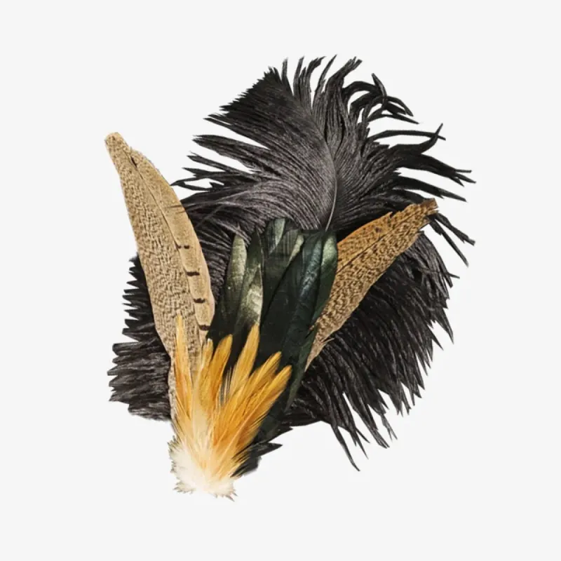 Yahara | Yellow Hat Feather sold by American Hat Makers