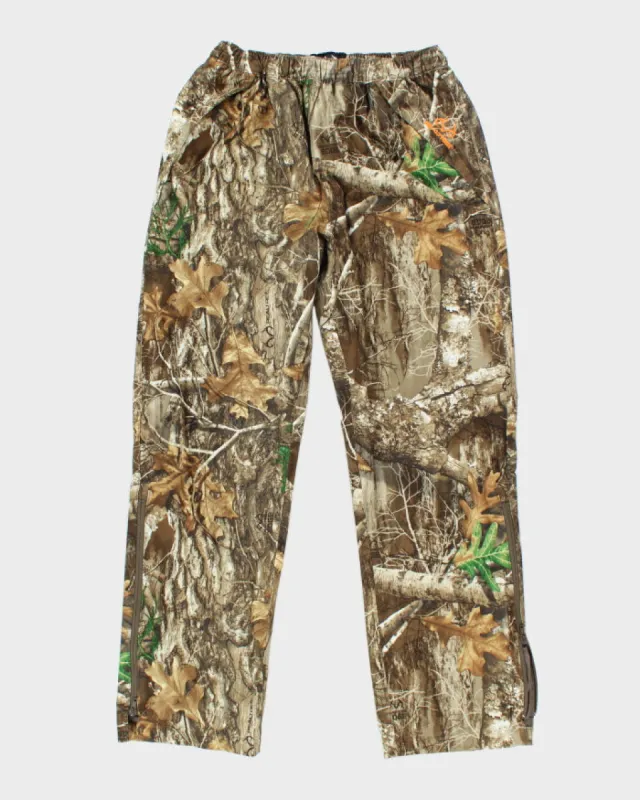 Vintage 2000's Real Tree Camo Fleece Lined Adjustable Trousers - M sold by Rokit