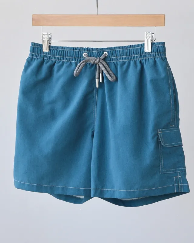 Swim Trunks - Aegean Blue sold by Corridor
