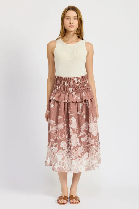 Monet Midi Skirt sold by En Saison