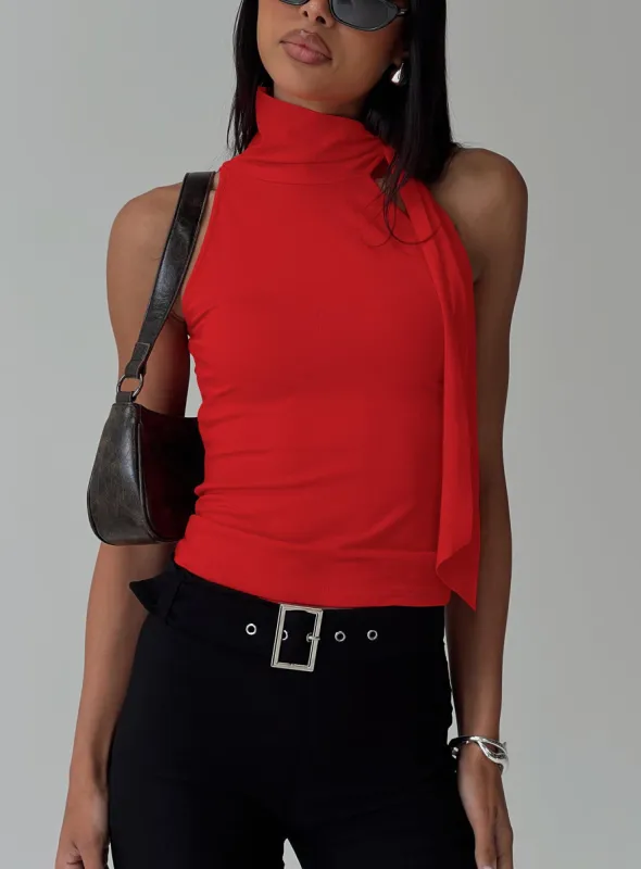 Mathias Top Red sold by Princess Polly