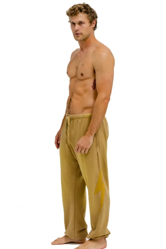 BOLT STITCH SWEATPANTS - FADED TAN sold by Aviator Nation