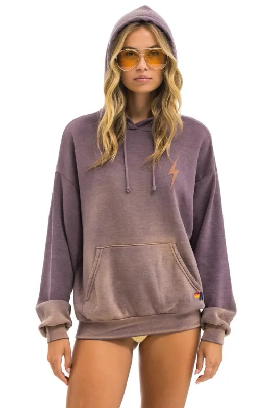 BOLT STITCH 2  RELAXED PULLOVER HOODIE - FADED MOCHA sold by Aviator Nation