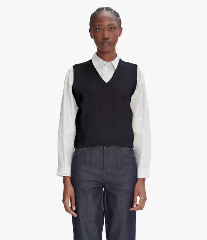 Coco sleeveless sweater sold by A.P.C.