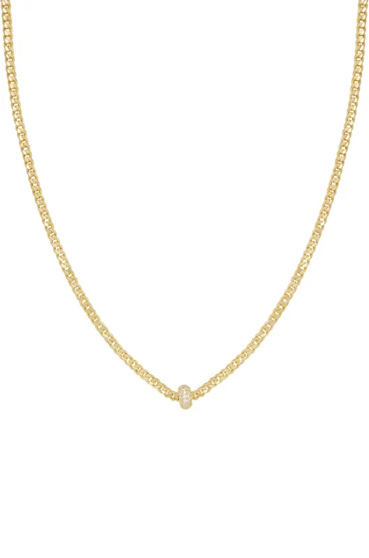 Single Chain Crystal Bead Necklace sold by Boston Proper