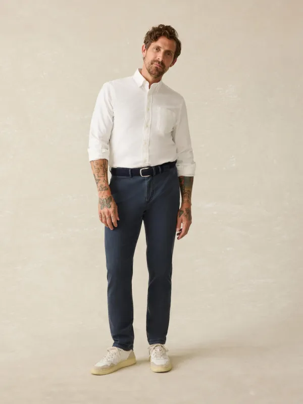 Supima Oxford Shirt - Pure White sold by Faherty