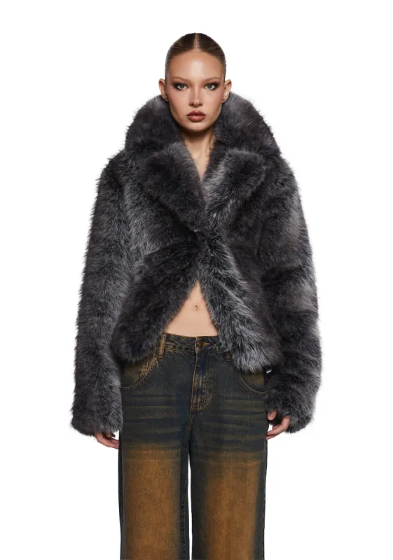 Melora Faux Fur Coat sold by Dolls Kill