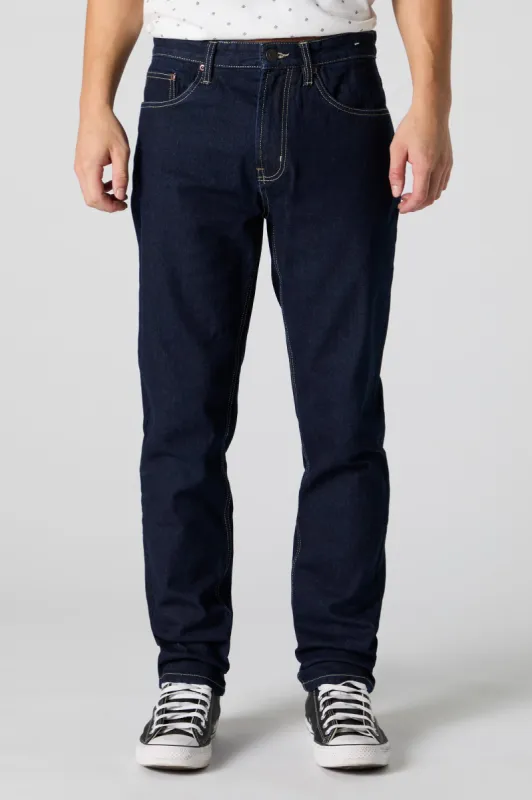 Dark Wash Rigid Straight Leg Jean sold by Charlotte Russe