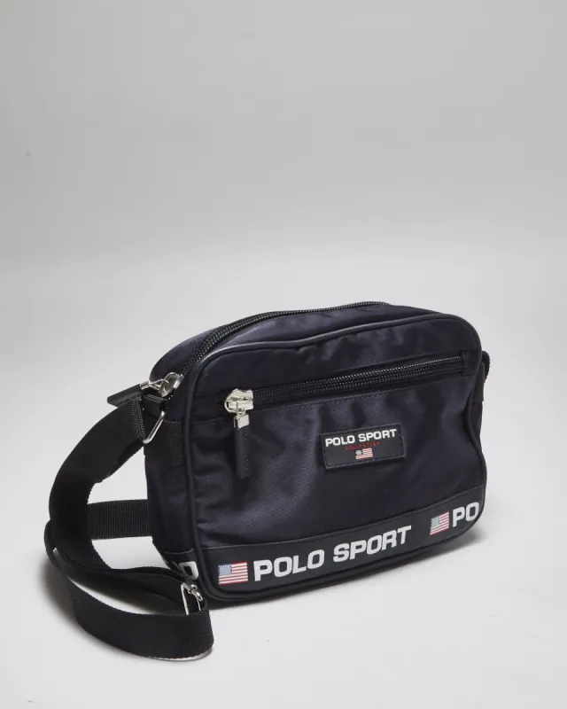 Vintage Polo Sport Navy Cross-body Bag sold by Rokit
