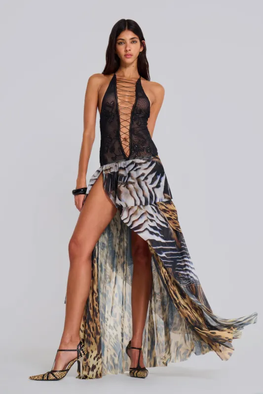 Sade Embellished Maxi Dress sold by Jaded London
