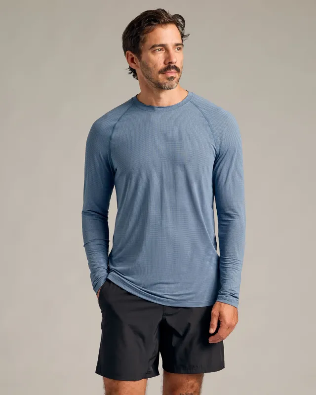 Fiord Long Sleeve Active Mesh Crew sold by True Classic