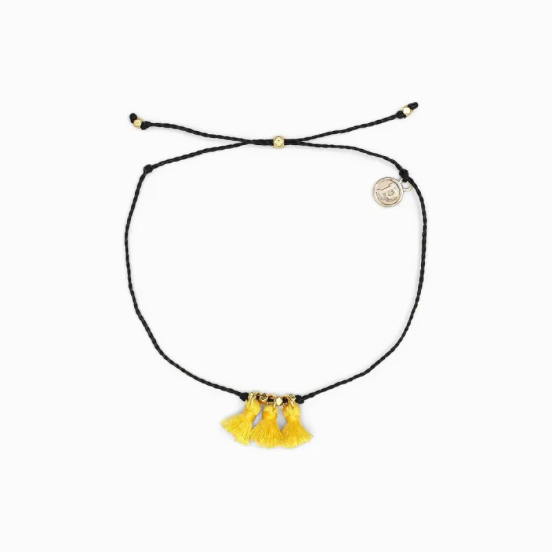 Triple Tassel Anklet sold by Pura Vida