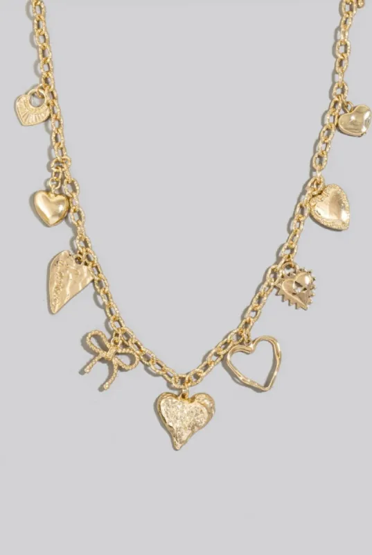 Greta Charm Necklace sold by Mimosa