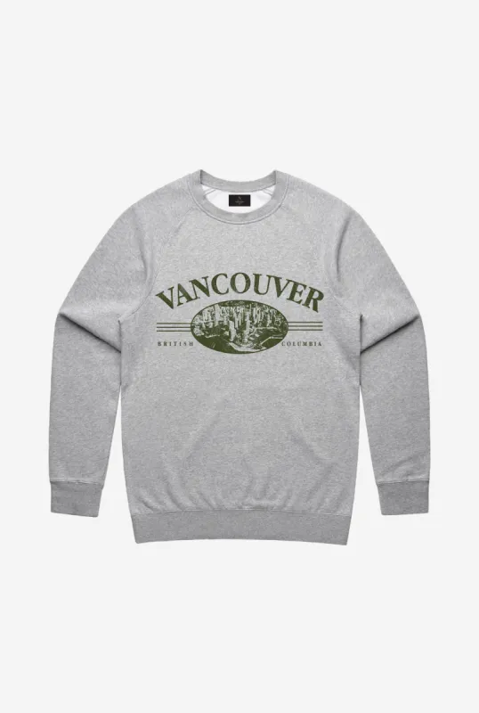 Vancouver Vintage Crewneck - Grey sold by Peace-Collective
