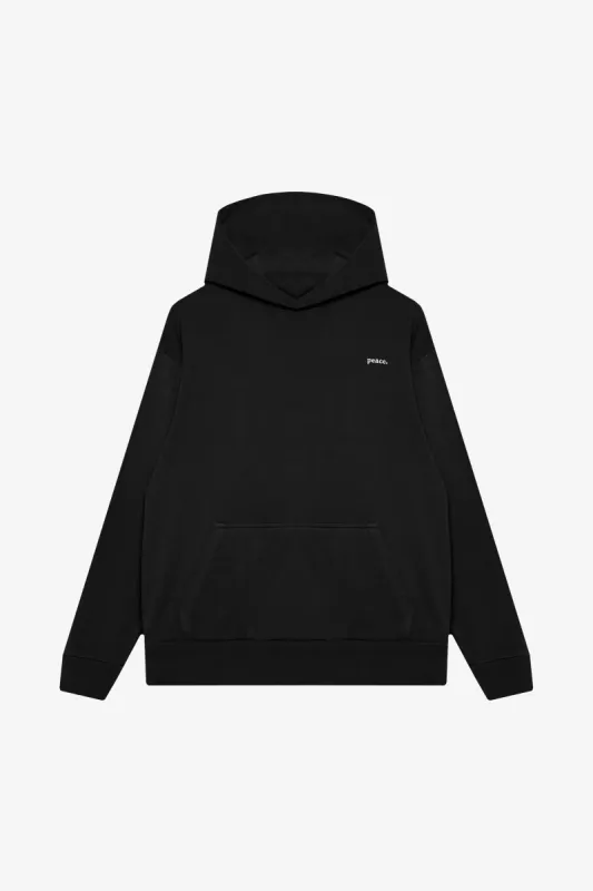 Peace Heavyweight Hoodie - Black sold by Peace-Collective