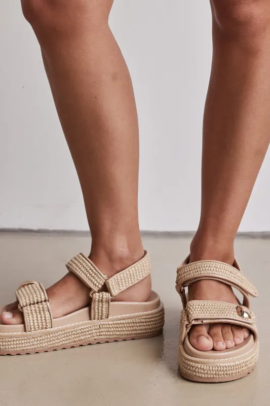 Porter Sandals (Natural) sold by Runway Scout