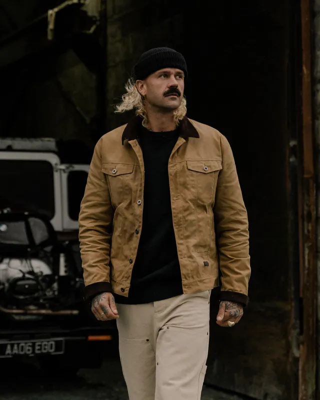 Wayfare Waxed Canvas Jacket - Tan sold by P & Co