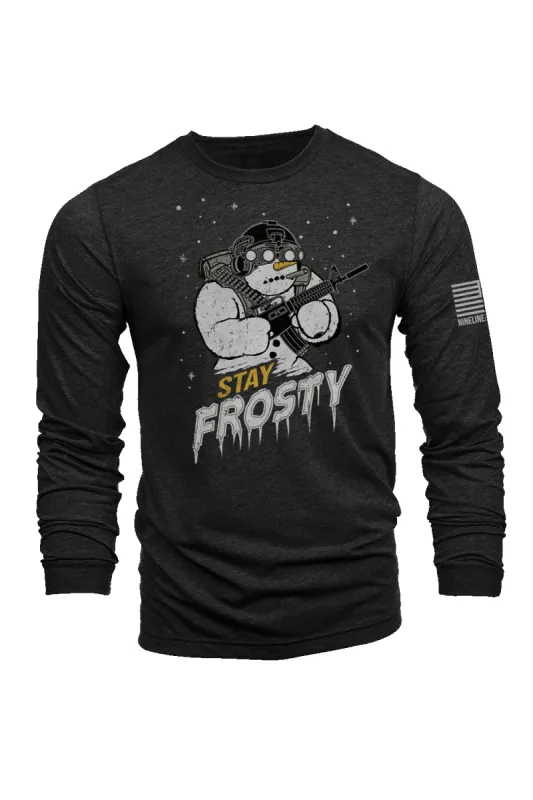 Stay Frosty - Long-Sleeve Shirt sold by Nine Line