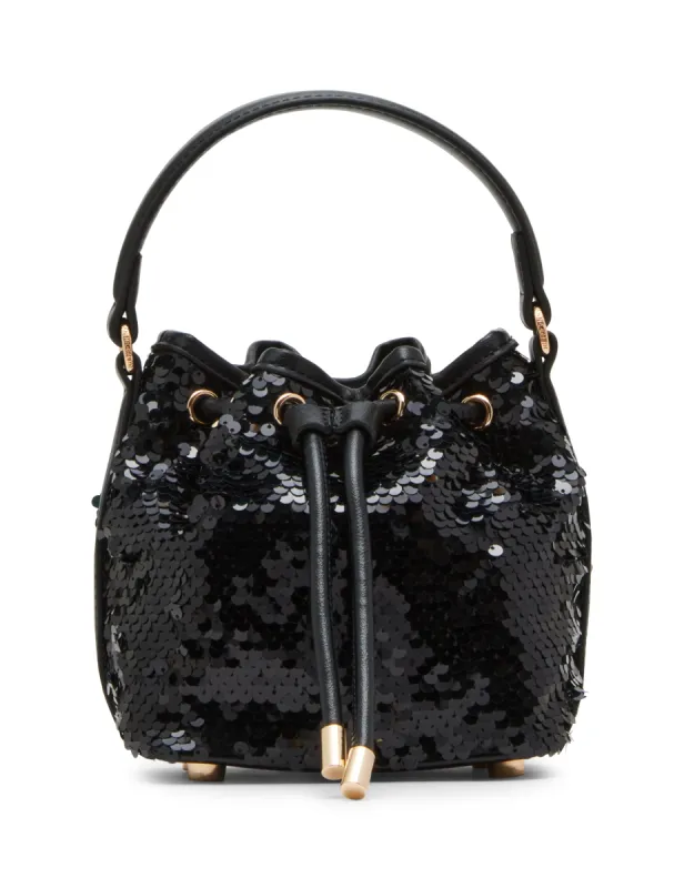 Sequin Top Handle Bucket Bag sold by Anne Klein