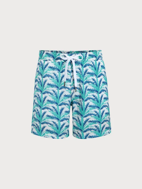 The Blue Grass Beach Men's 7" Swimming Trunks sold by BERLOOK
