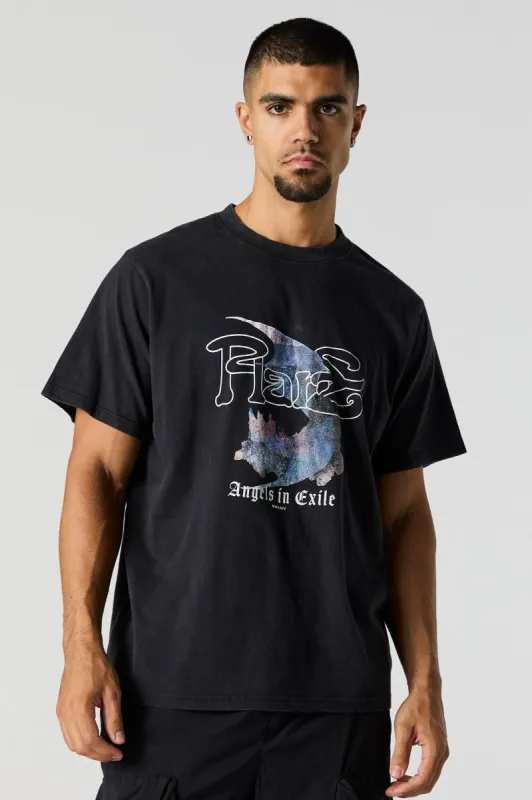 Angels in Exile Graphic T-Shirt sold by Charlotte Russe