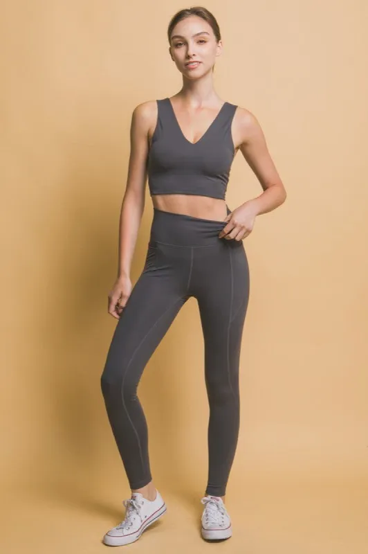 Love Tree High Waist Leggings with Side Pockets sold by Charming Charlie