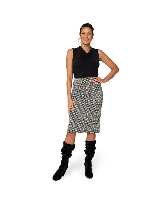 Leota Women's Pencil Skirt Gray Size Small sold by Leota