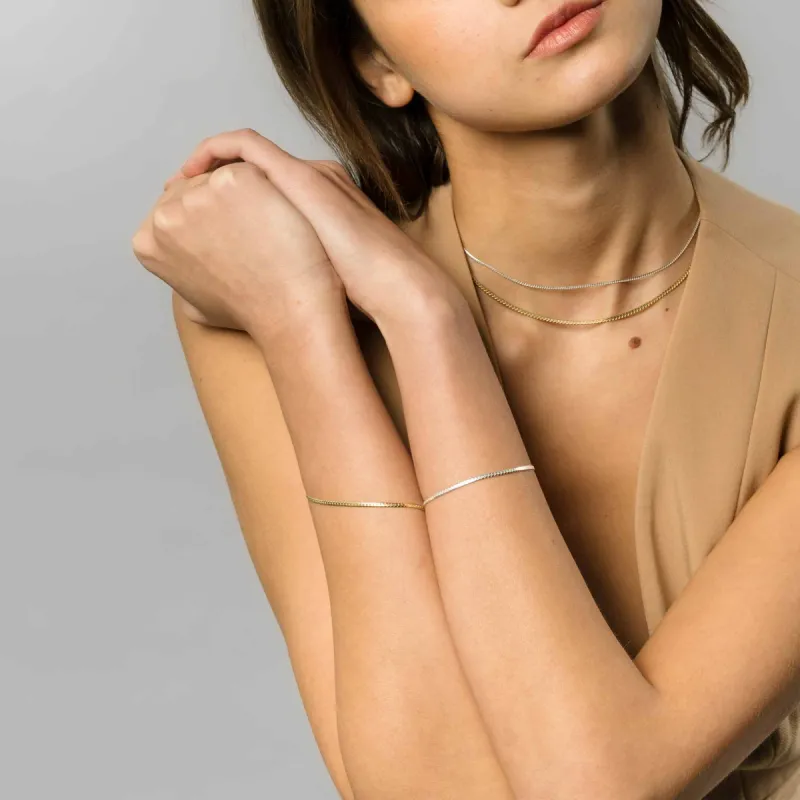 Fejn Flat Chain Bracelet sold by Ivalo.com