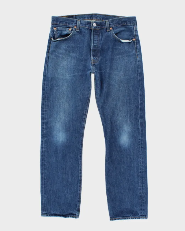 Vintage 90's Levi's 501 Dark Wash Jeans - W32 L29 sold by Rokit