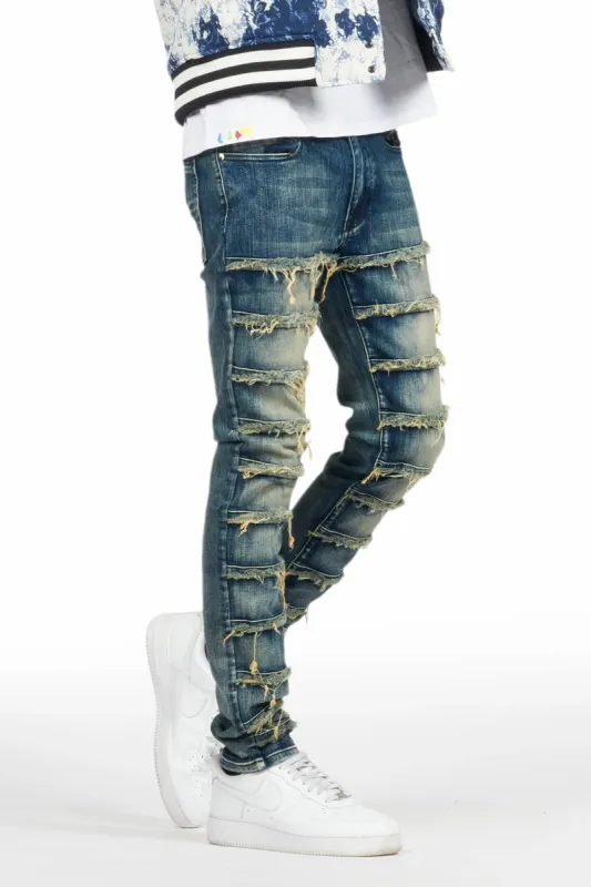 Waylon Tint  Frayed Slim Fit Jean sold by Rockstar Original
